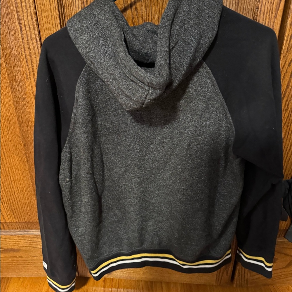 COPY - Hawkeyes Men's Black and Gray Hoodie - Picture 2 of 4